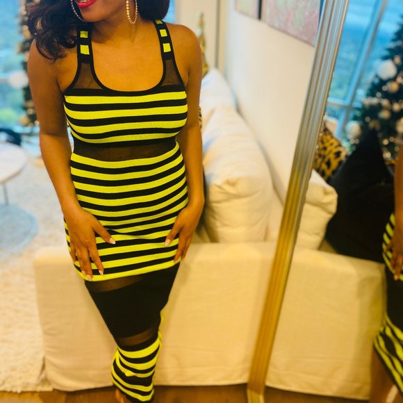 MEDIUM REHAB LAB MIDI DRESS - Picture 1 of 2